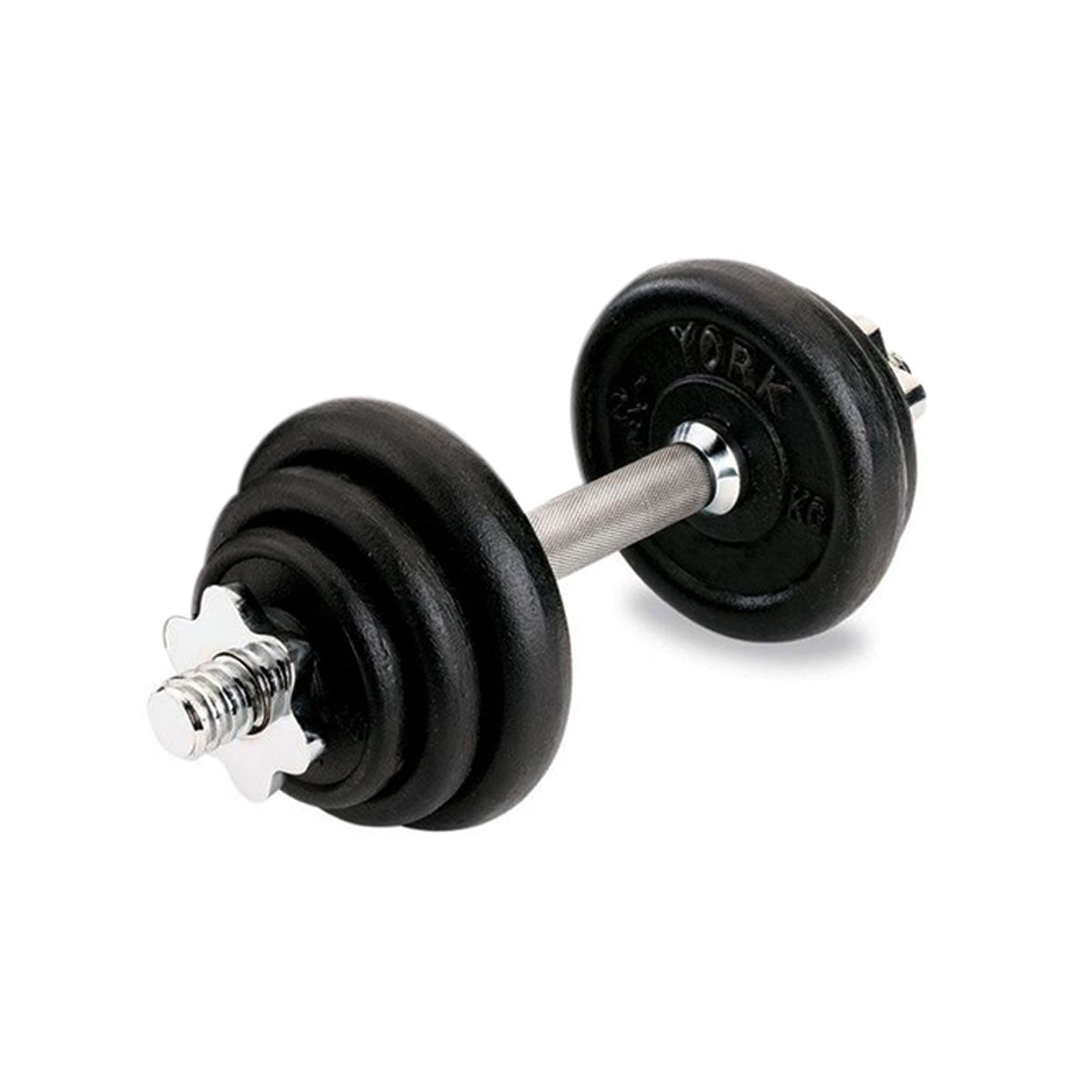 دامبيل اسود طقم قطعة واحدة {اوز+بار} 5 كجم QJ-DS009