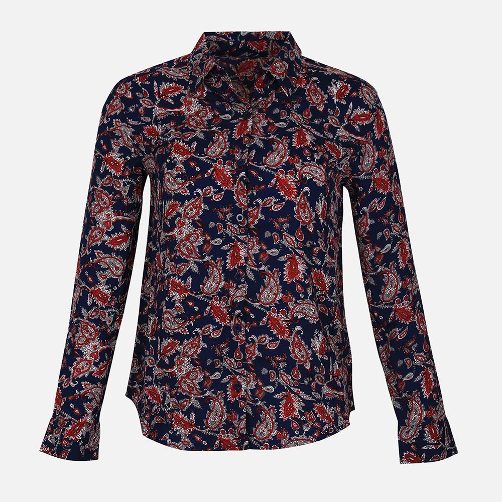 Ladies Casual Printed Shirt