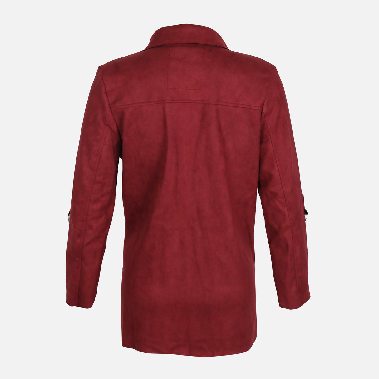 جاكيت نسائي بأكمام طويلة من الجلد الصناعي