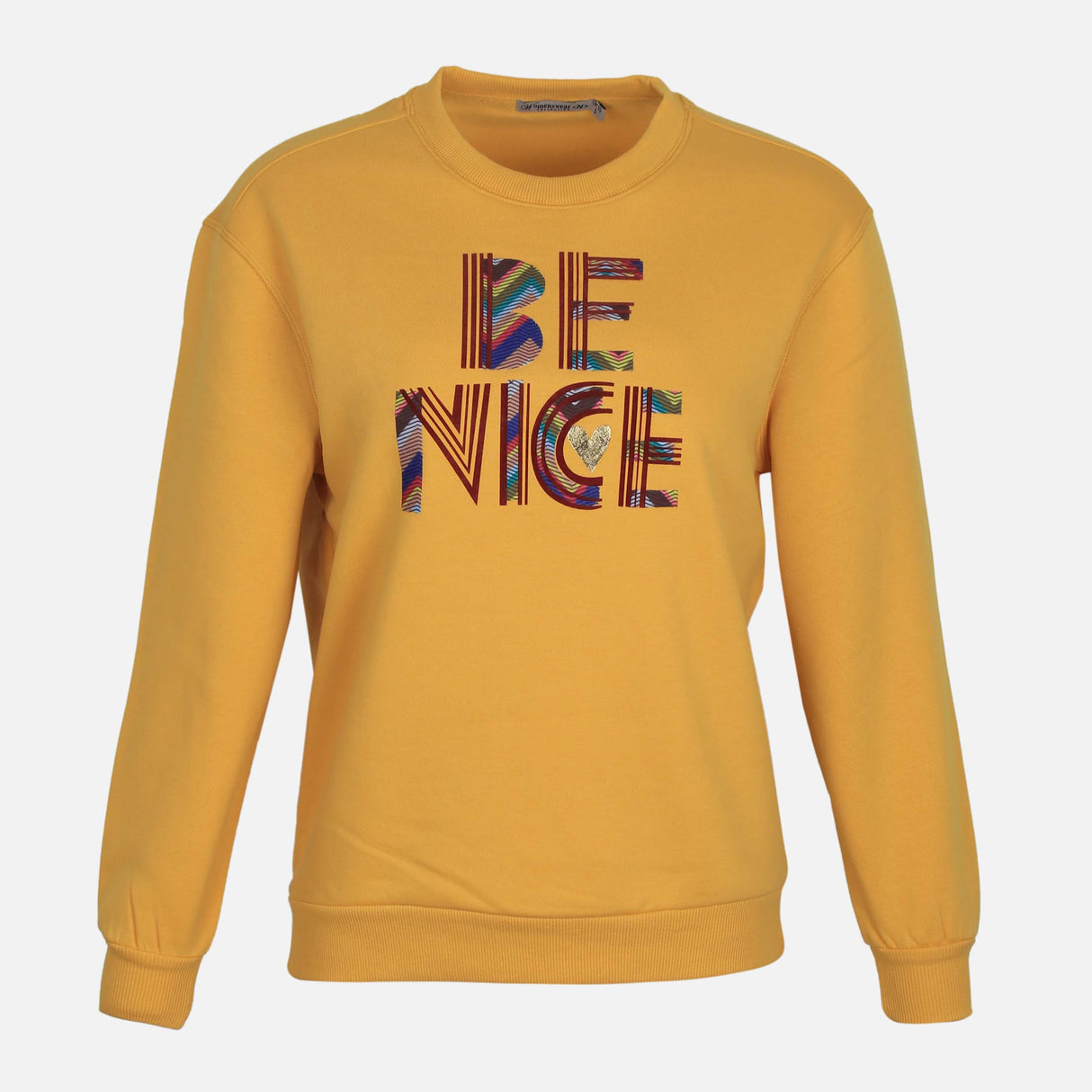 سويتشيرت نسائي مطرز من الصوف