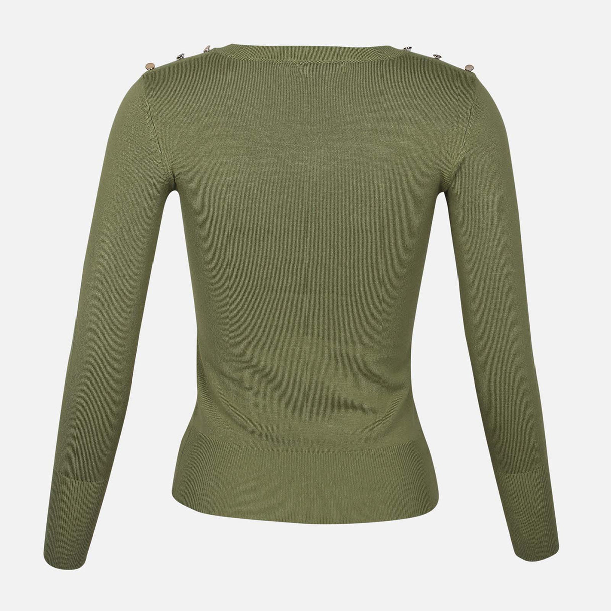 Ladies Basic Sweater v Neck