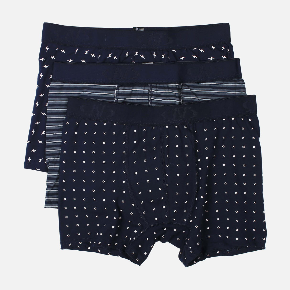 MEN PRINTED BOXER 3 PIECES
