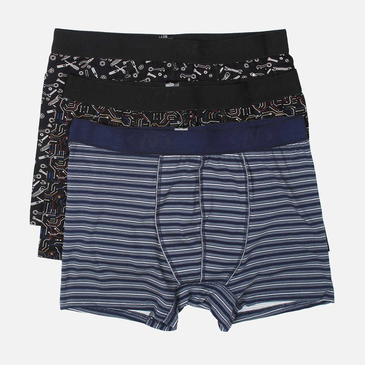 MEN PRINTED BOXER 3 PIECES