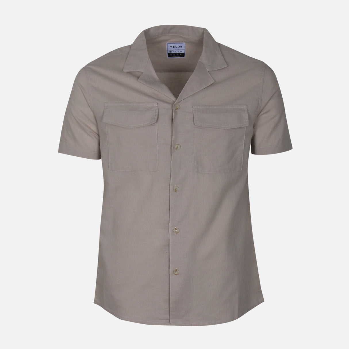 MEN SHORT-SLEEVE LINEN SHIRT