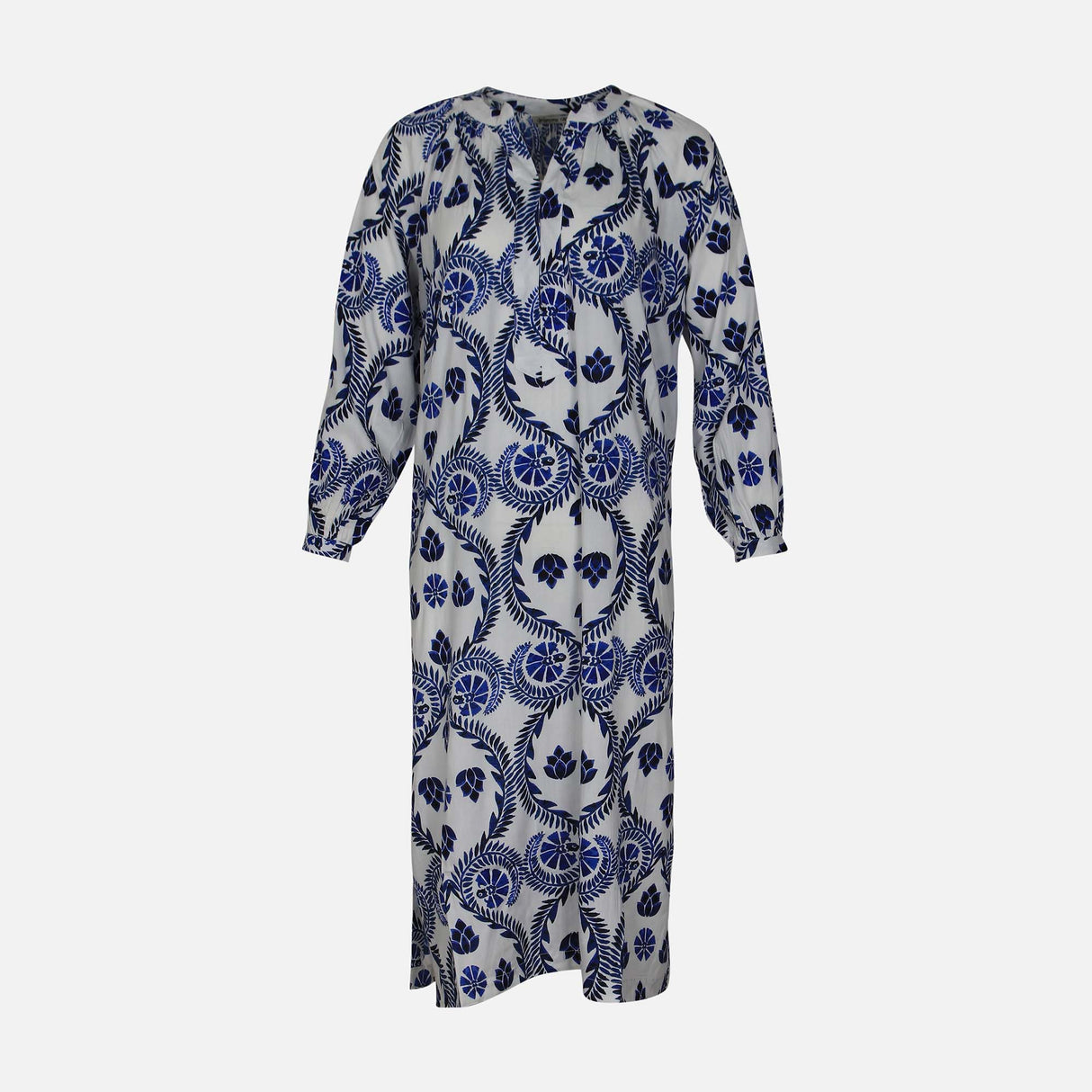 Ladies Printed Viscose Long Dress