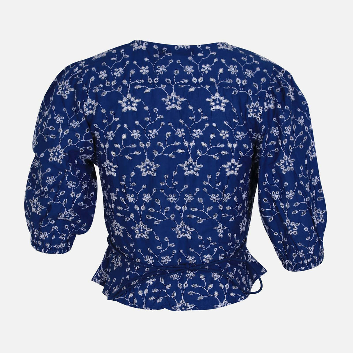 توب شيفون بفتحة أمامية