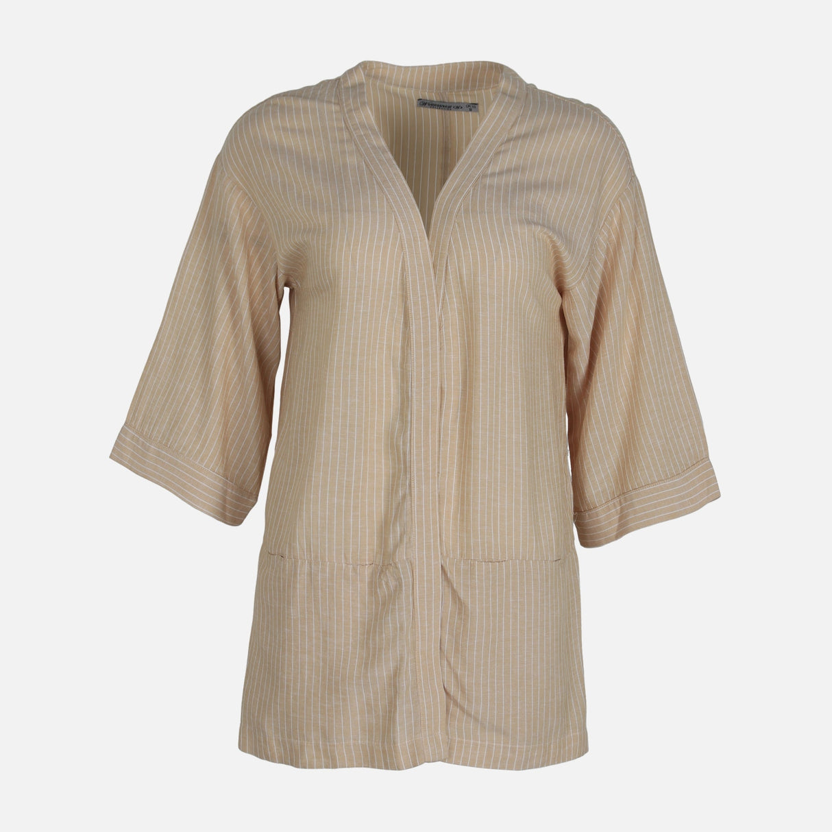 WOMEN LINEN BLEND CARDIGAN