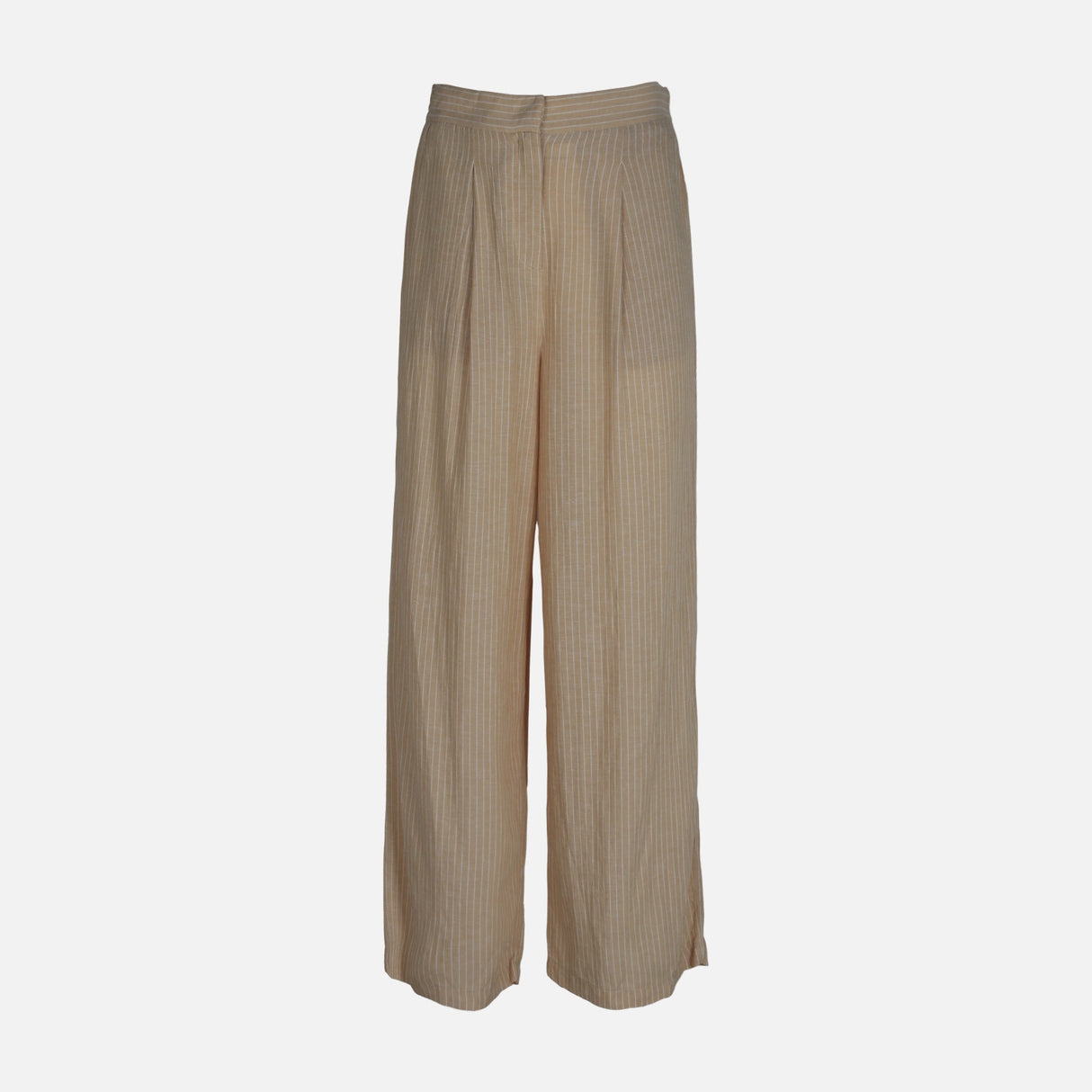 WOMEN LINEN BLEND CASUAL PANTS