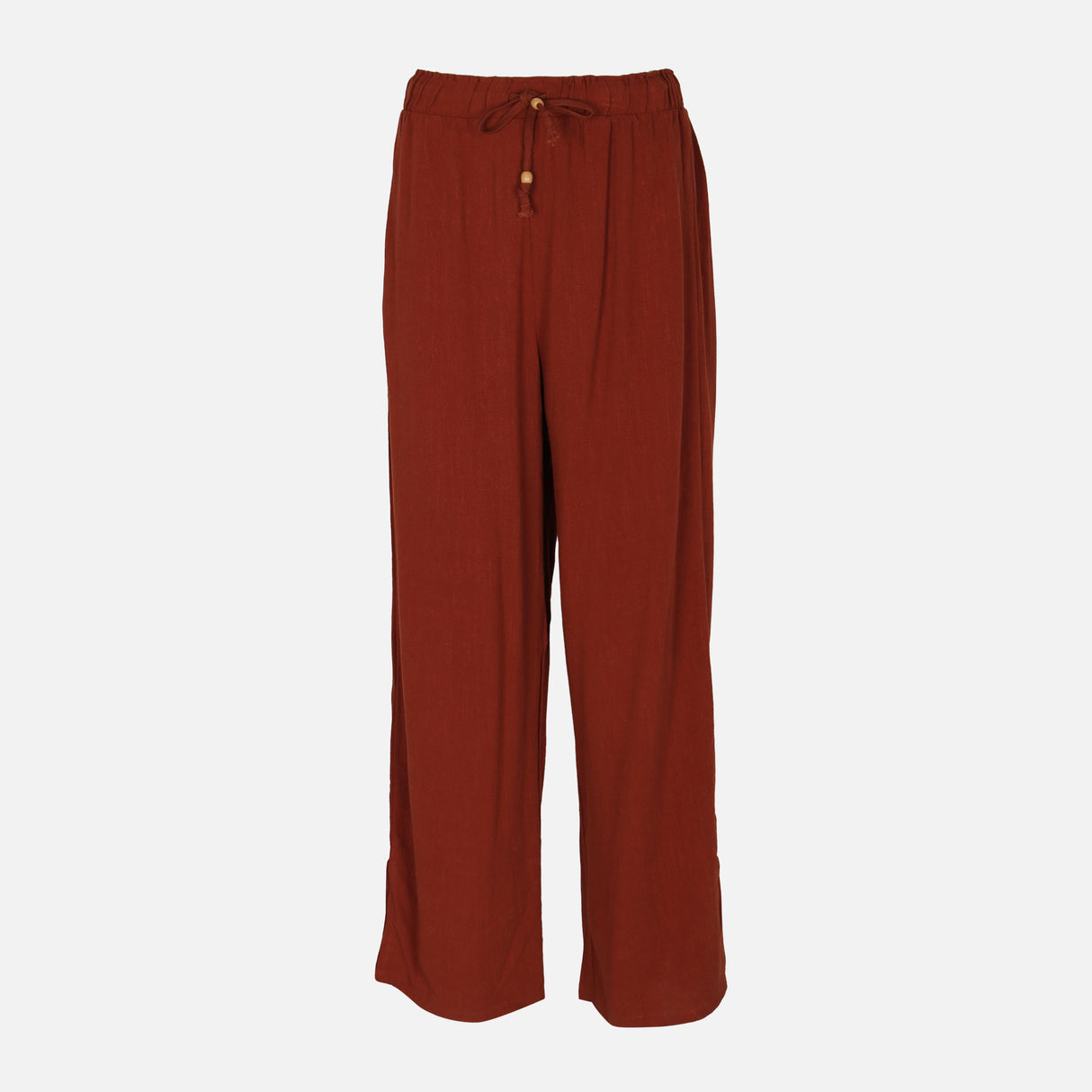 Ladies Linen Blend Casual Pants