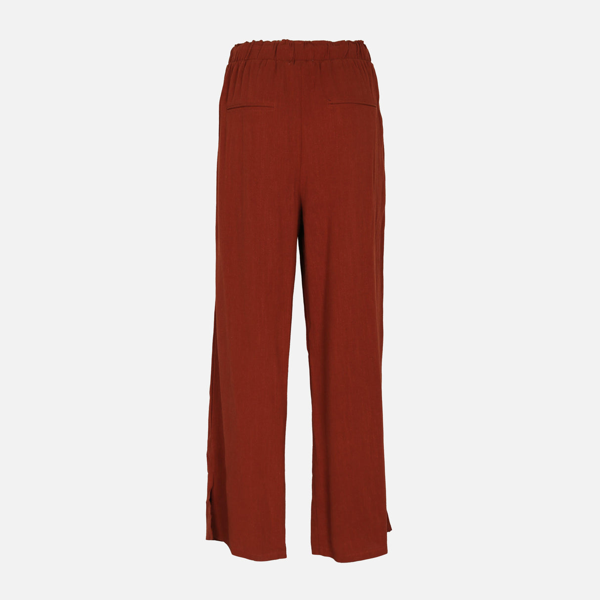 Ladies Linen Blend Casual Pants