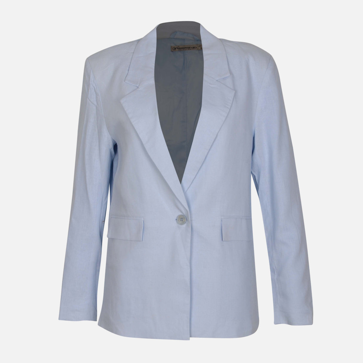 LADIES LINEN BLEND CASUAL BLAZER