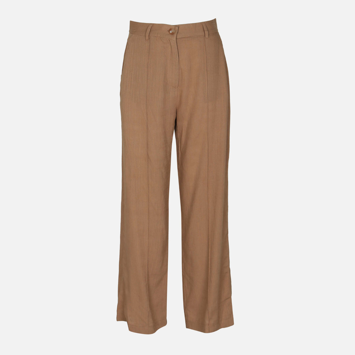 Ladies Linen Blend Casual Pants