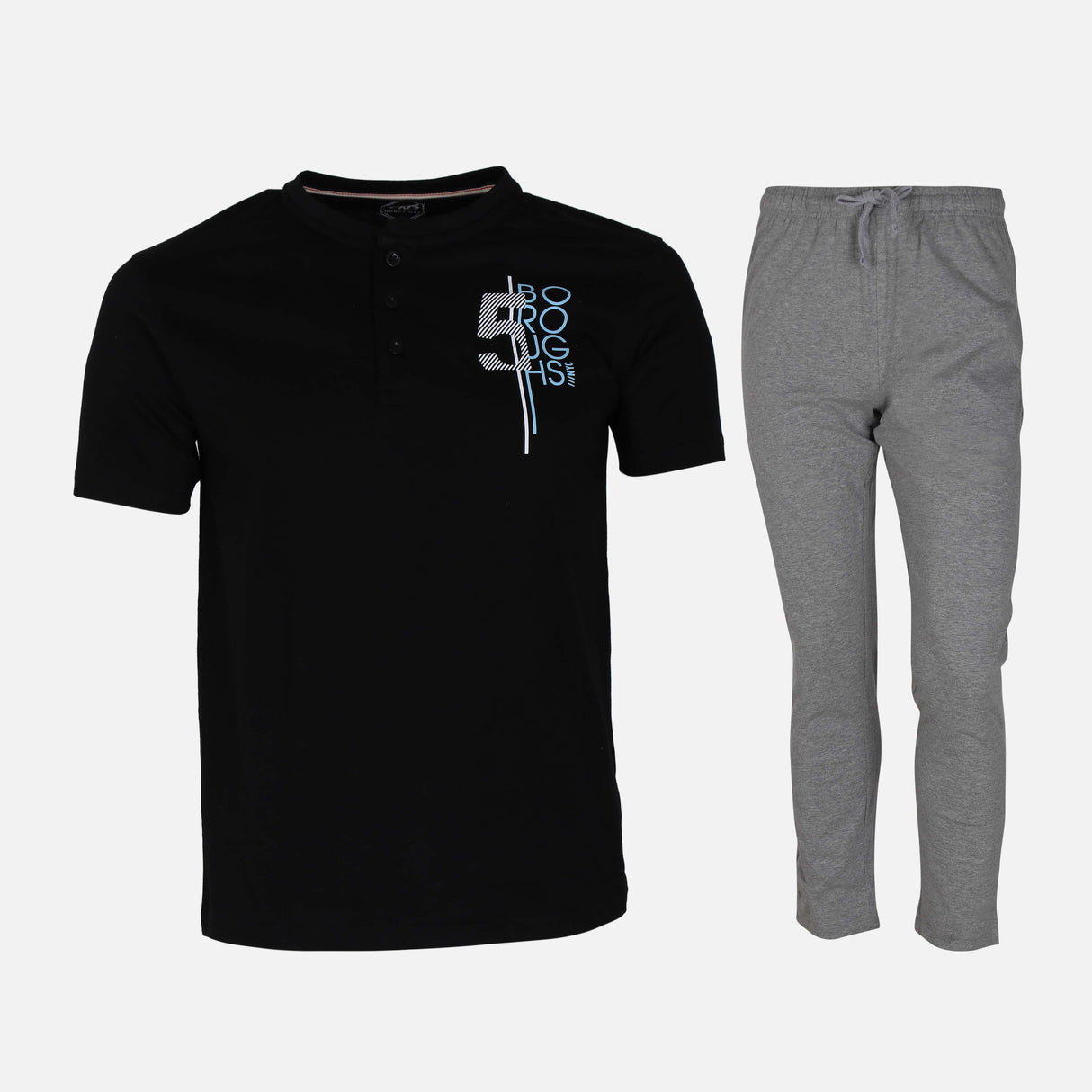 Men Two-Piece Pajama Set
