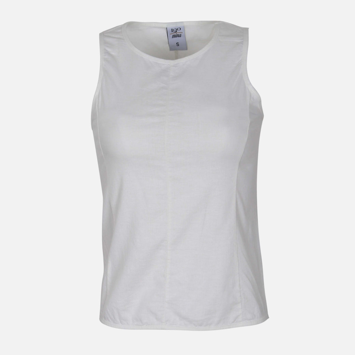 LADIES SHORT SLEEVE WOVEN TOP