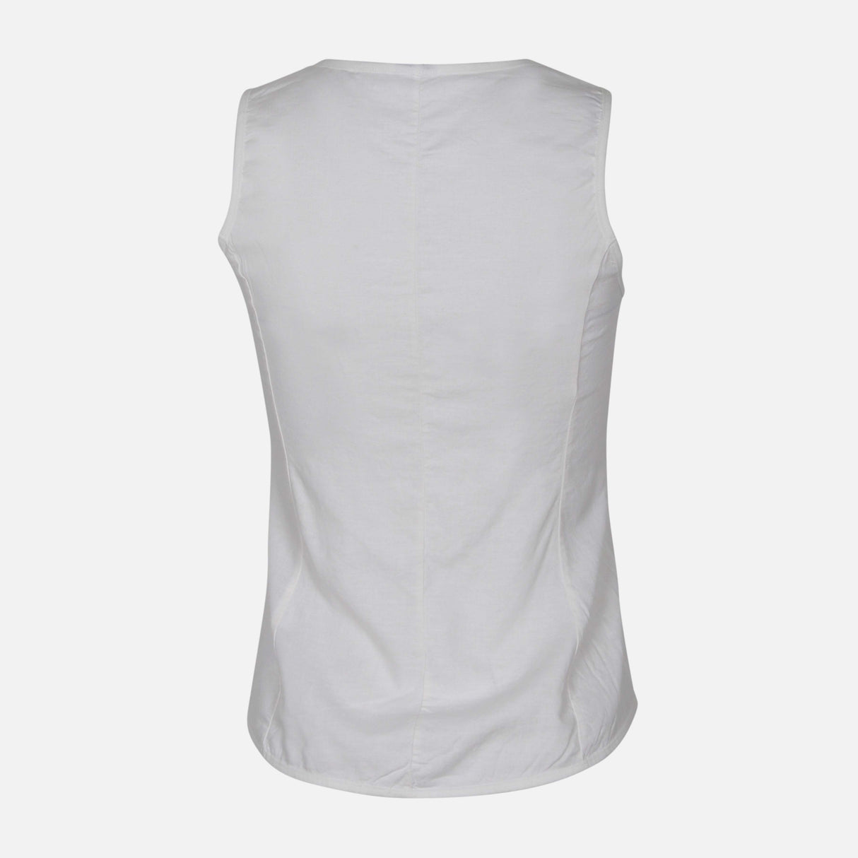 LADIES SHORT SLEEVE WOVEN TOP