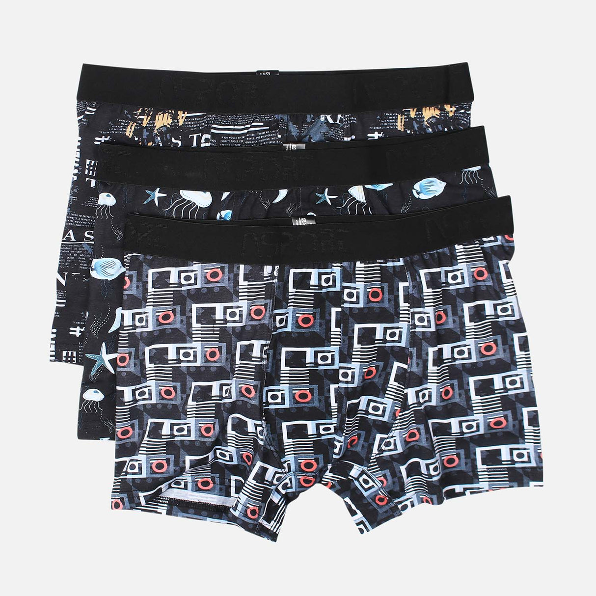 MEN DIGITAL BOXER 3 PIECES