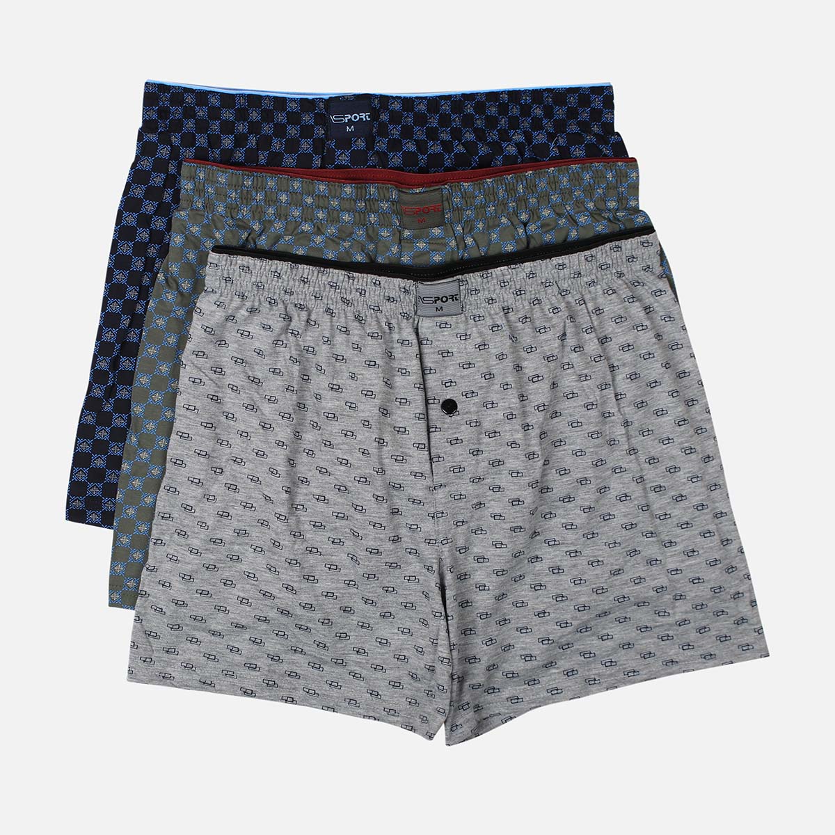 MEN TOWEL WAIST BOXER 3 PIECES