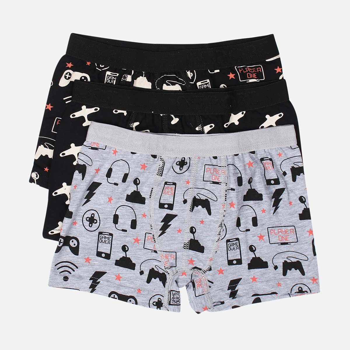 BOYS PRINTED BOXER 3 PIECES