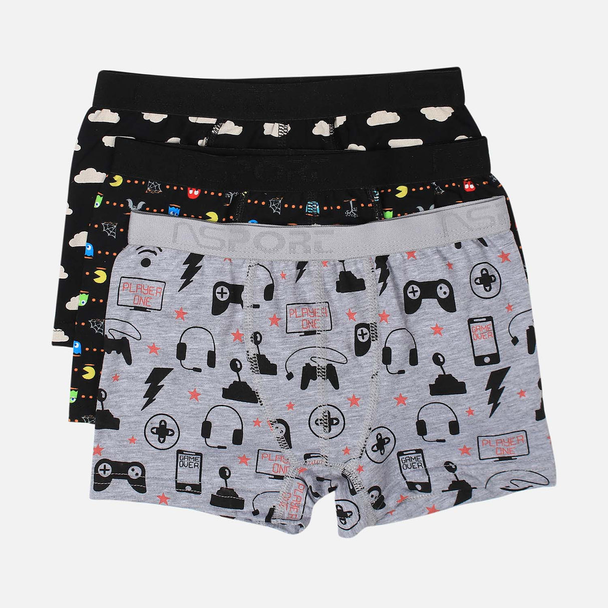 BOYS PRINTED BOXER 3 PIECES