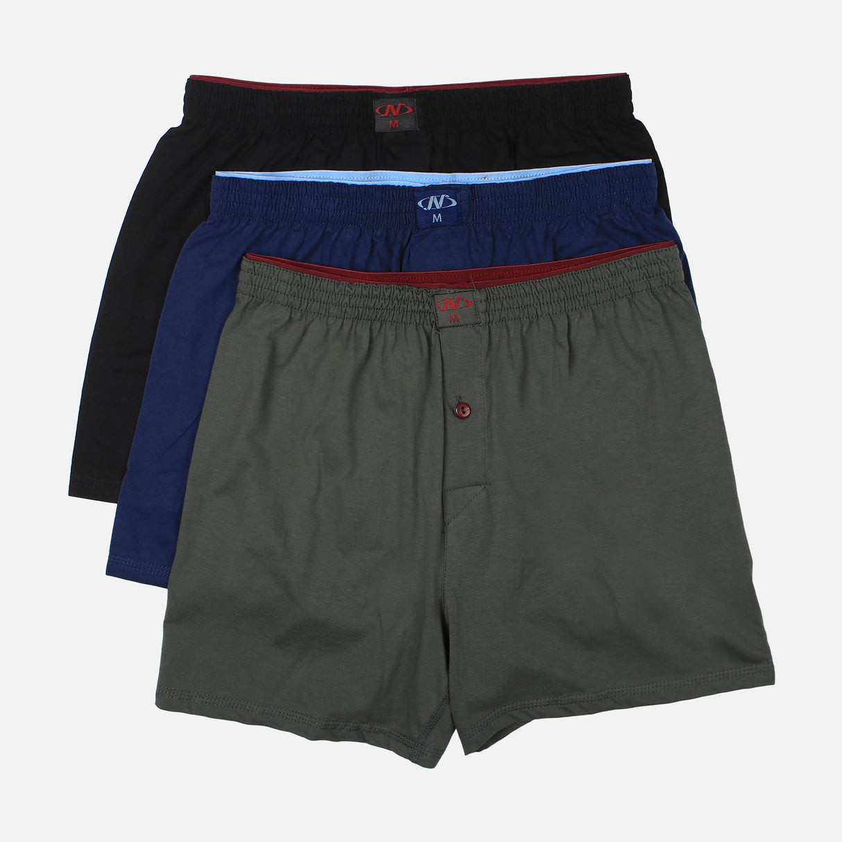 MEN TOWEL WAIST BASIC BOXER 3 PIECES