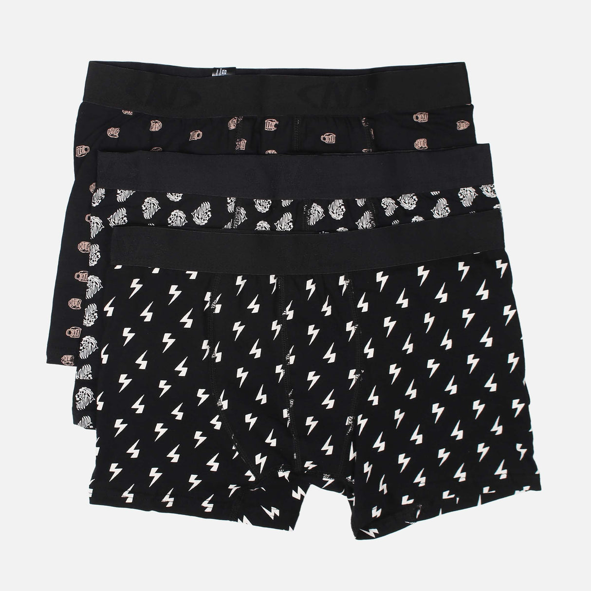 MEN PRINTED BOXER 3 PIECES