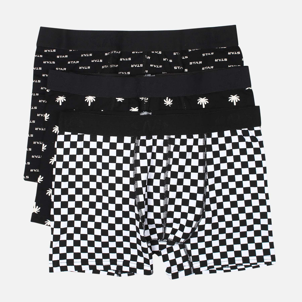 MEN PRINTED BOXER 3 PIECES