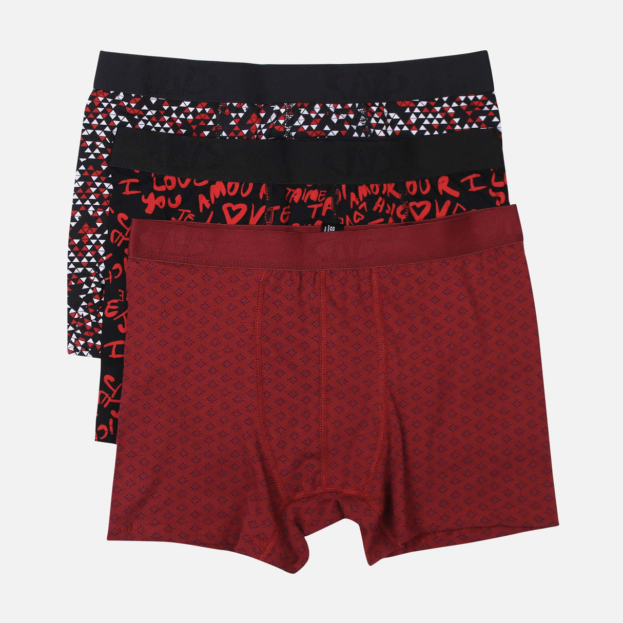MEN PRINTED BOXER 3 PIECES