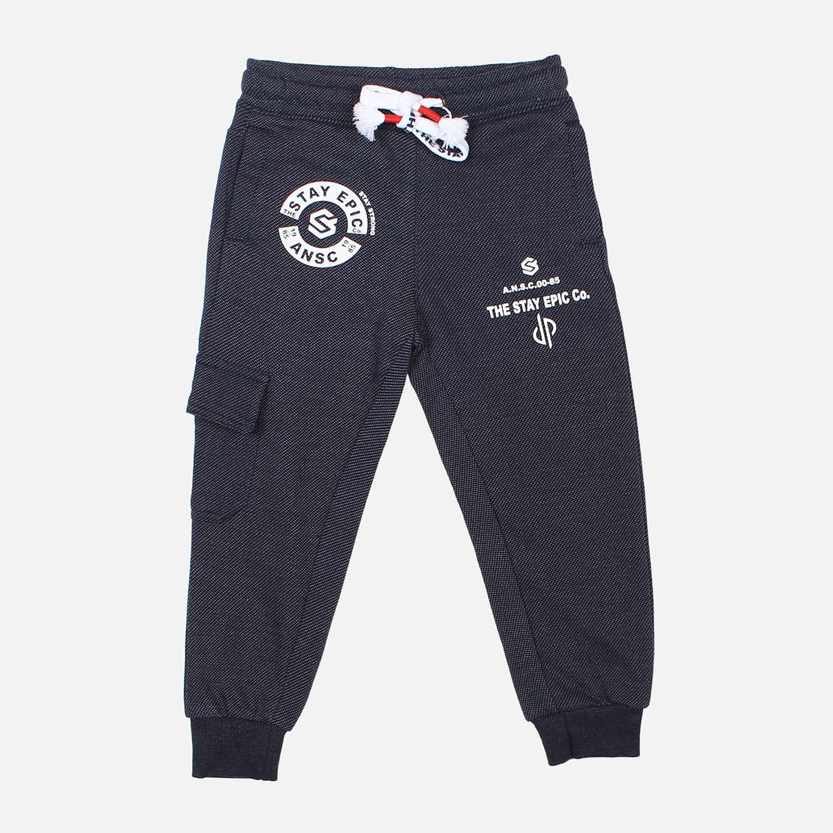 BOYS CARGO KNITTED PANTS