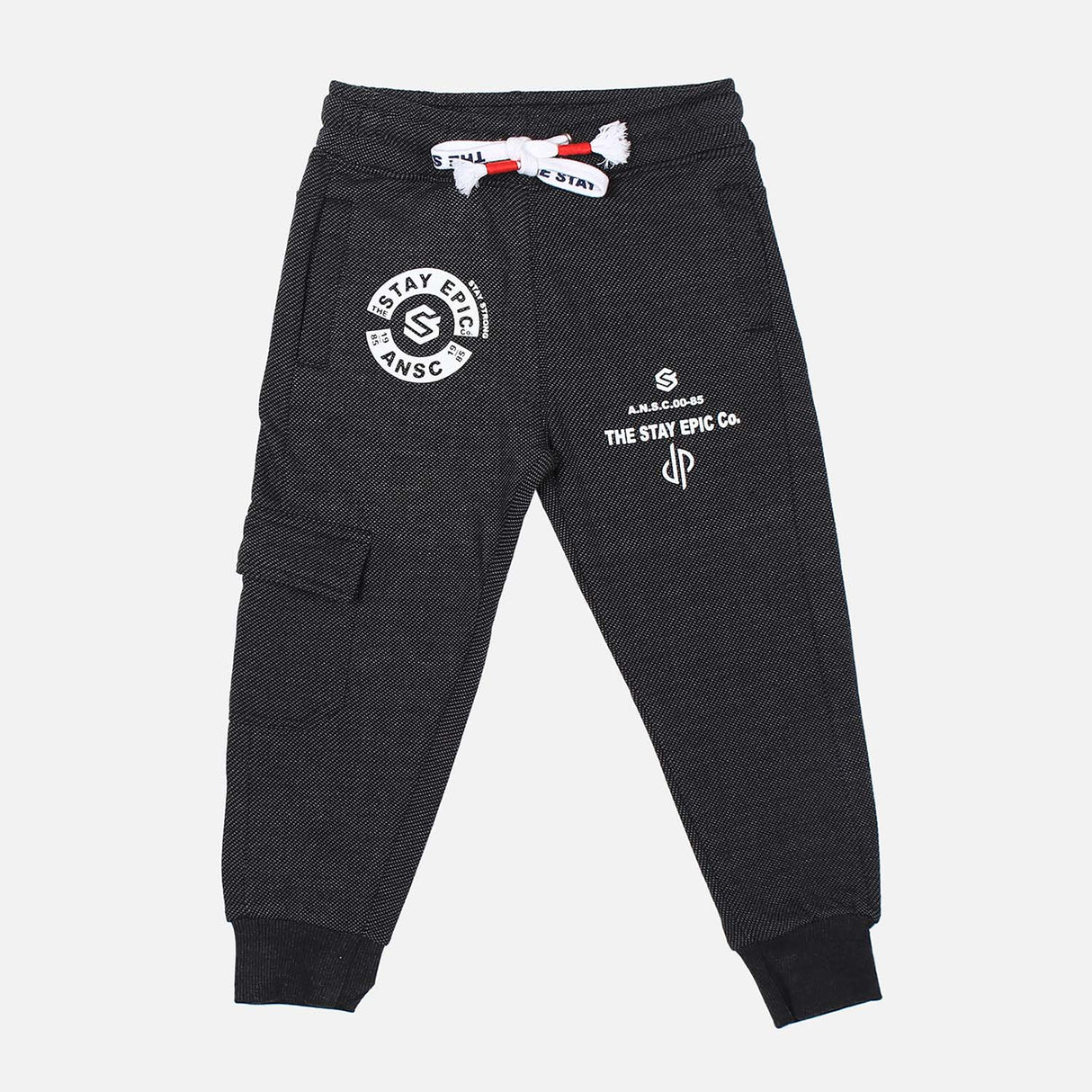 BOYS CARGO KNITTED PANTS