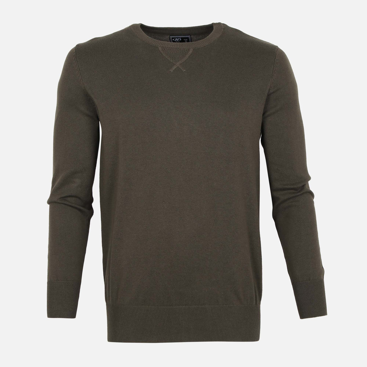 MEN SOLID V-NECK SWEATER