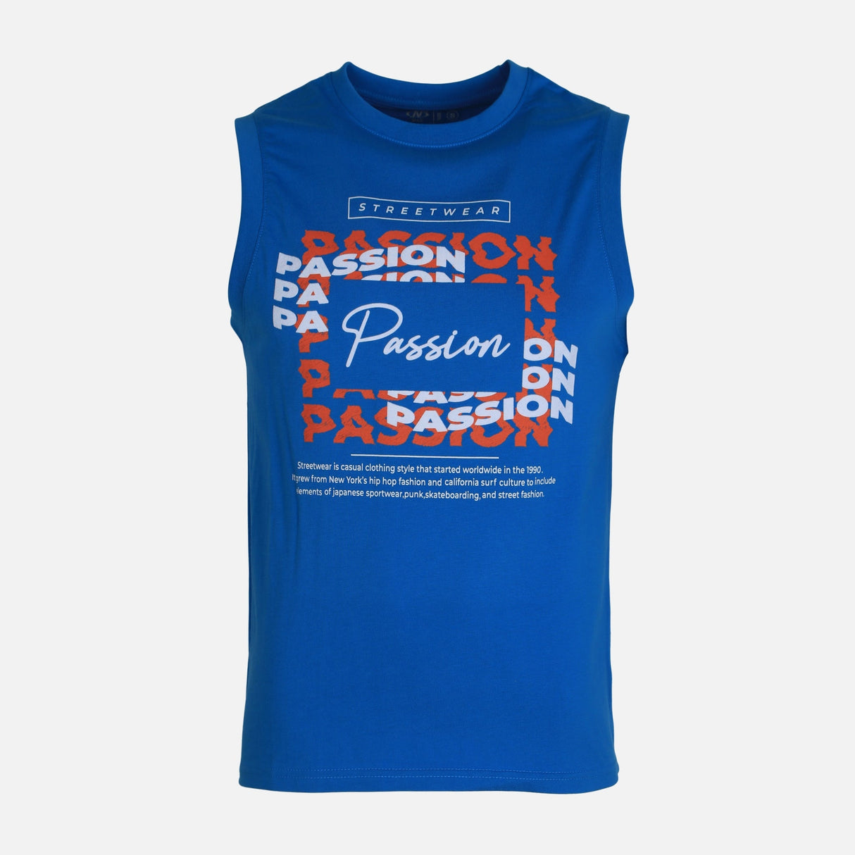 MEN VEST ROUND NECK REGULAR FIT