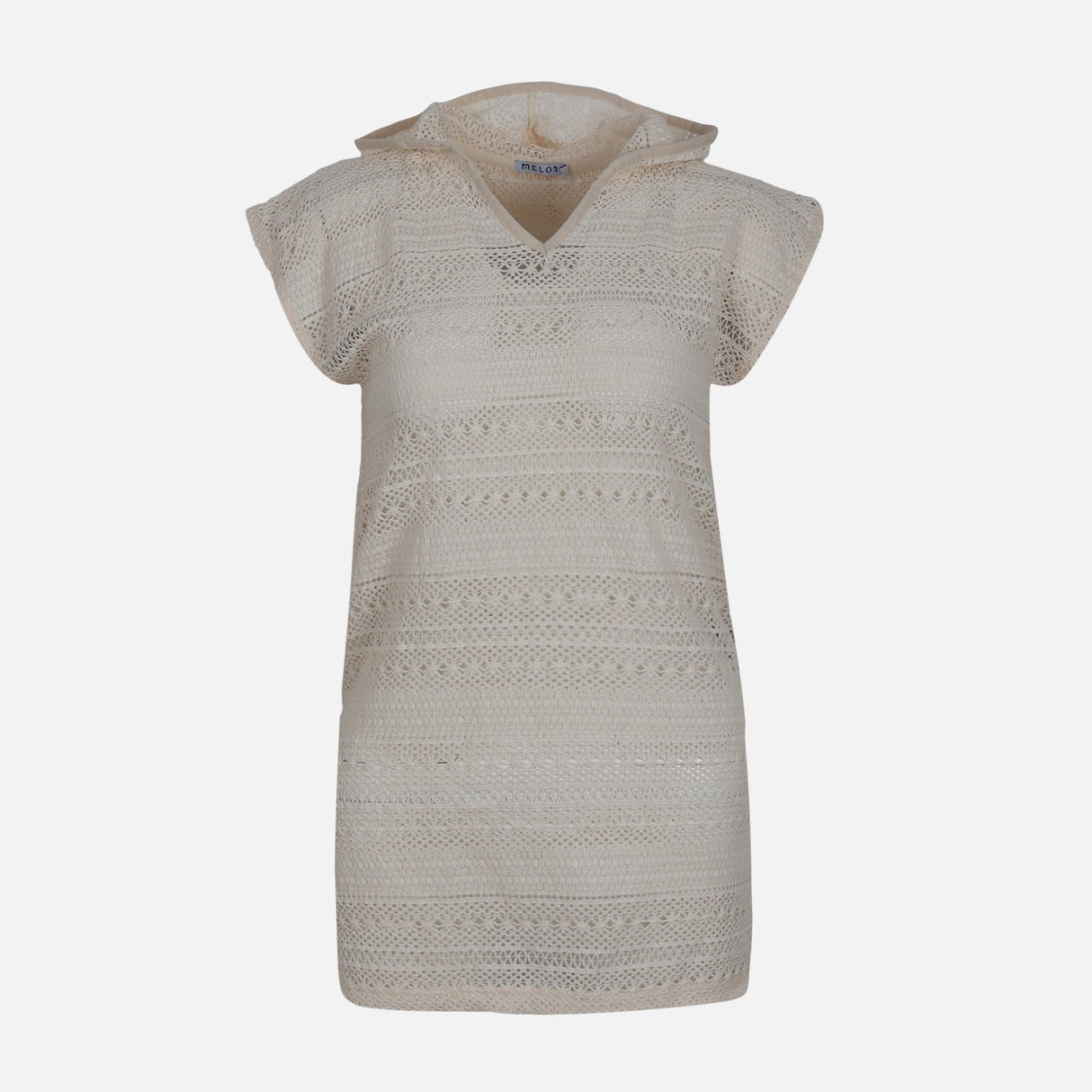 WOMEN LACE HOODED TOP