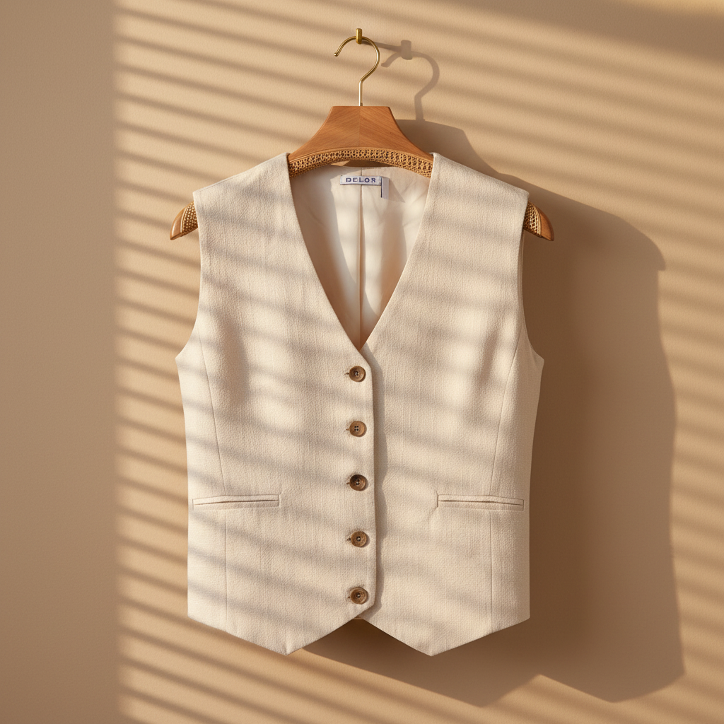 Women Basic Vest Blazer