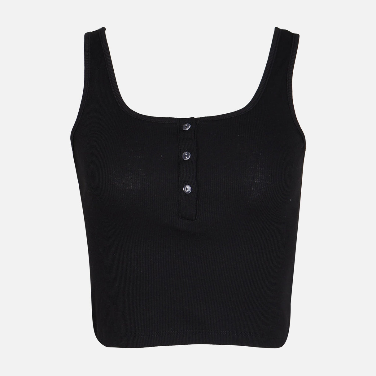 WOMEN RIB CROPPED TANK TOP
