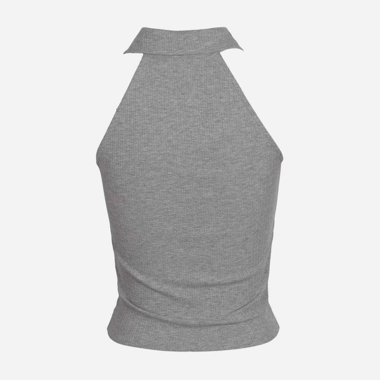 WOMEN RIB COLLARED TANK TOP