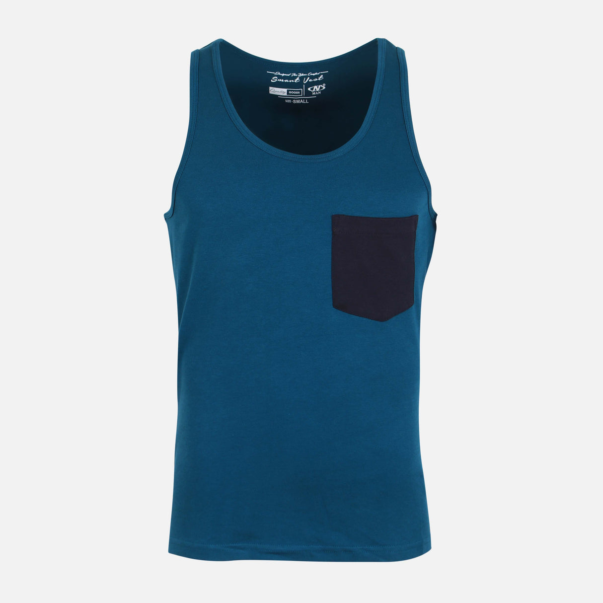 MEN ROUND NECK VEST REGULAR FIT