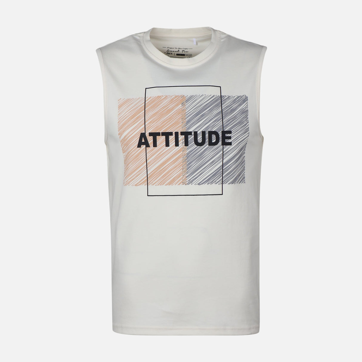 MEN VEST ROUND NECK REGULAR FIT