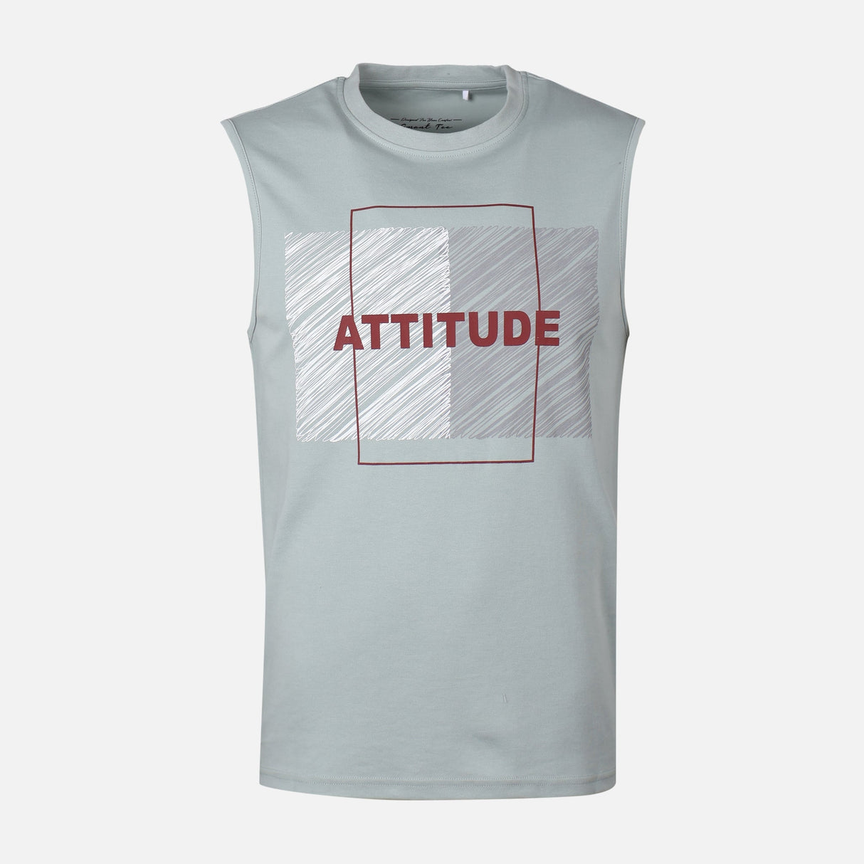 MEN VEST ROUND NECK REGULAR FIT