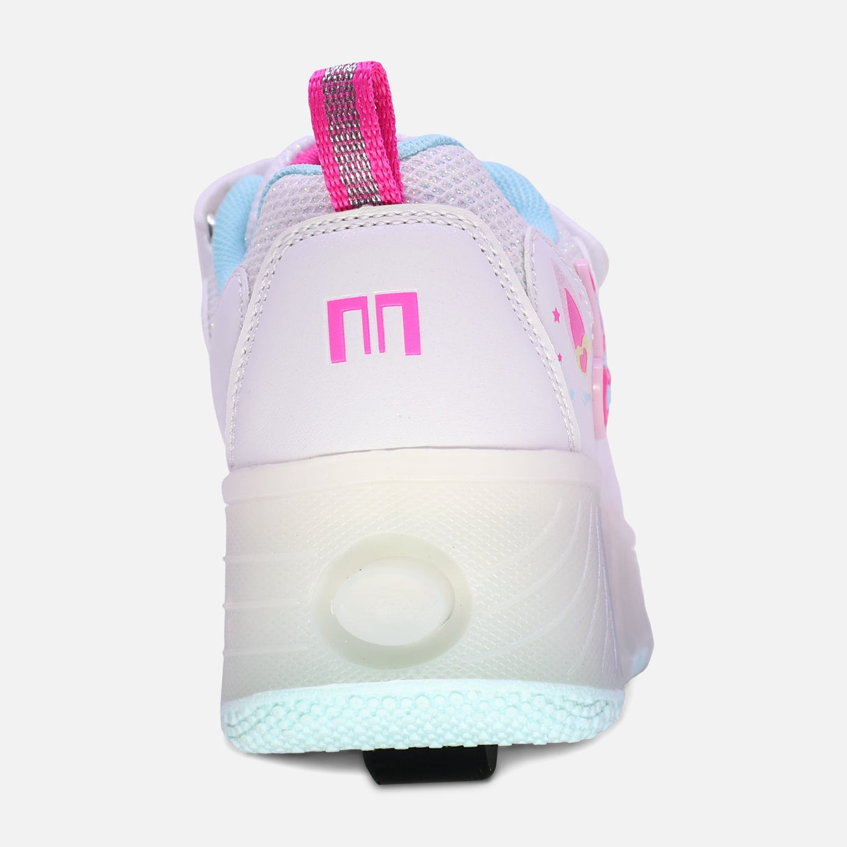 GIRLS WHEELS VELCRO LIGHTING SHOES