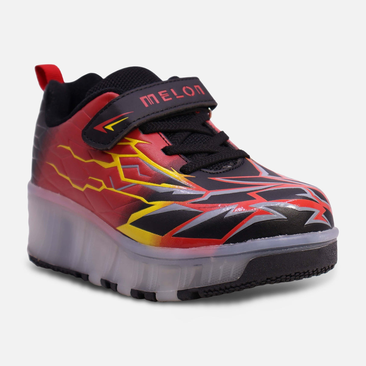 BOYS WHEELS VELCRO LIGHTING SHOES