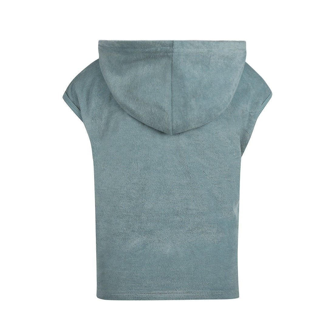 BOYS T-SHIRT SLEEVELESS WITH HOOD LOOSE FIT