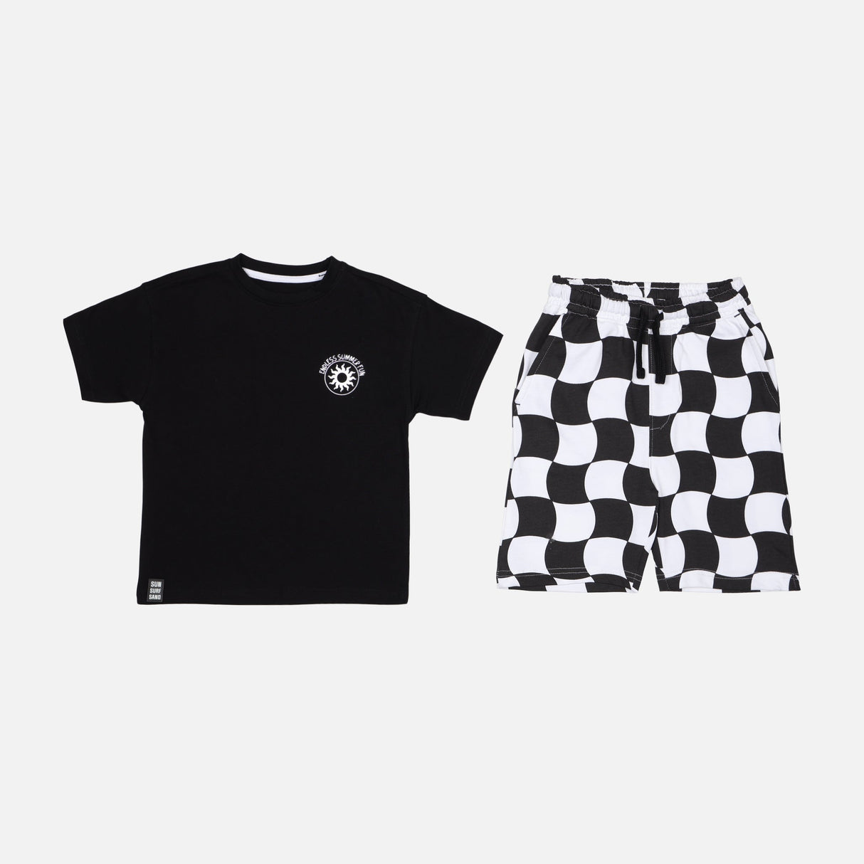 BOYS 2 PIECES SET T-SHIRT & BERMUDA