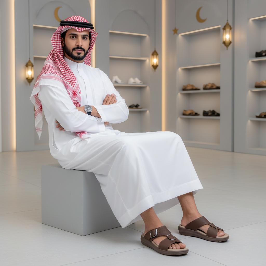 نعال رجالي بتصميم عربي