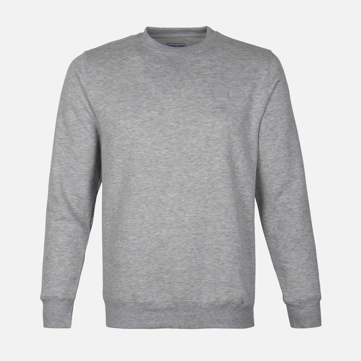 MEN SOLID FLEECE PULLOVER ROUND NECK