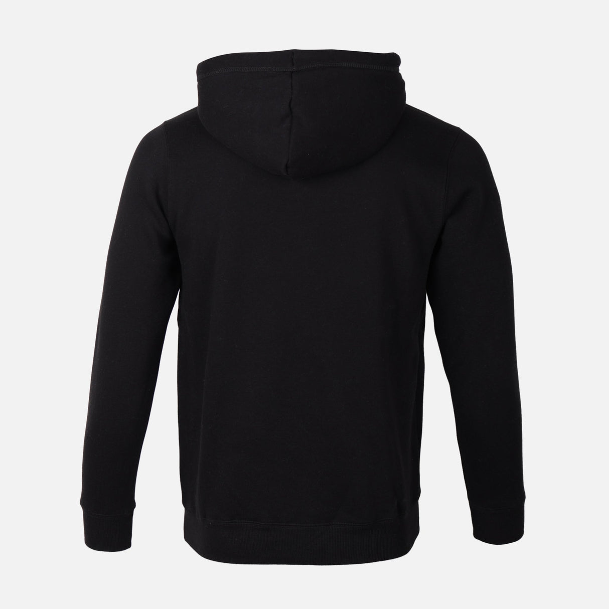 MEN SOLID FLEECE PULLOVER WITH HOOD
