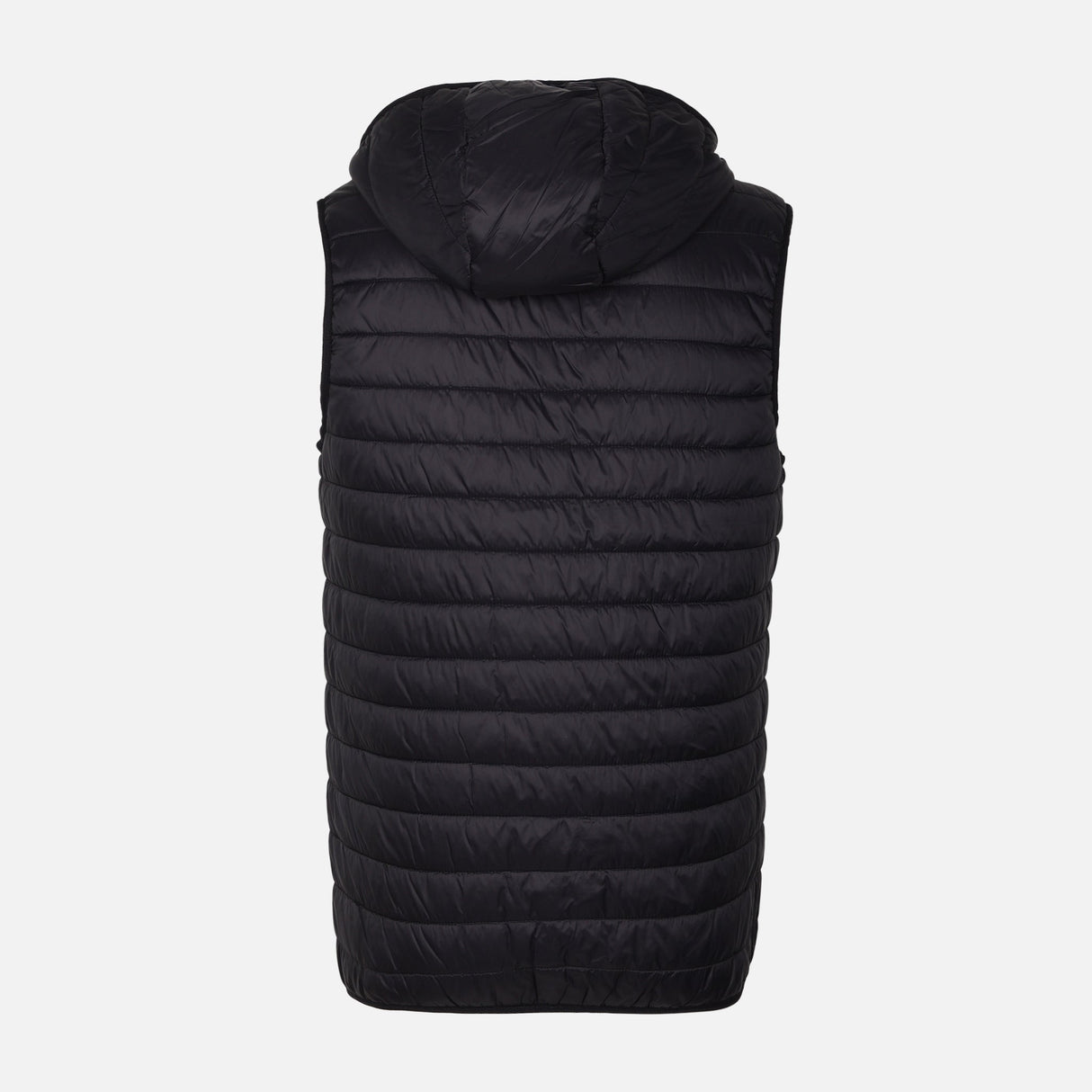MEN BASIC PADDED VEST WITH HOOD