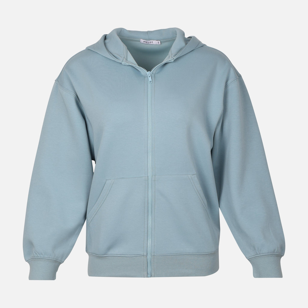 WOMEN BASIC SCUBA FULLZIPPER HOODIE