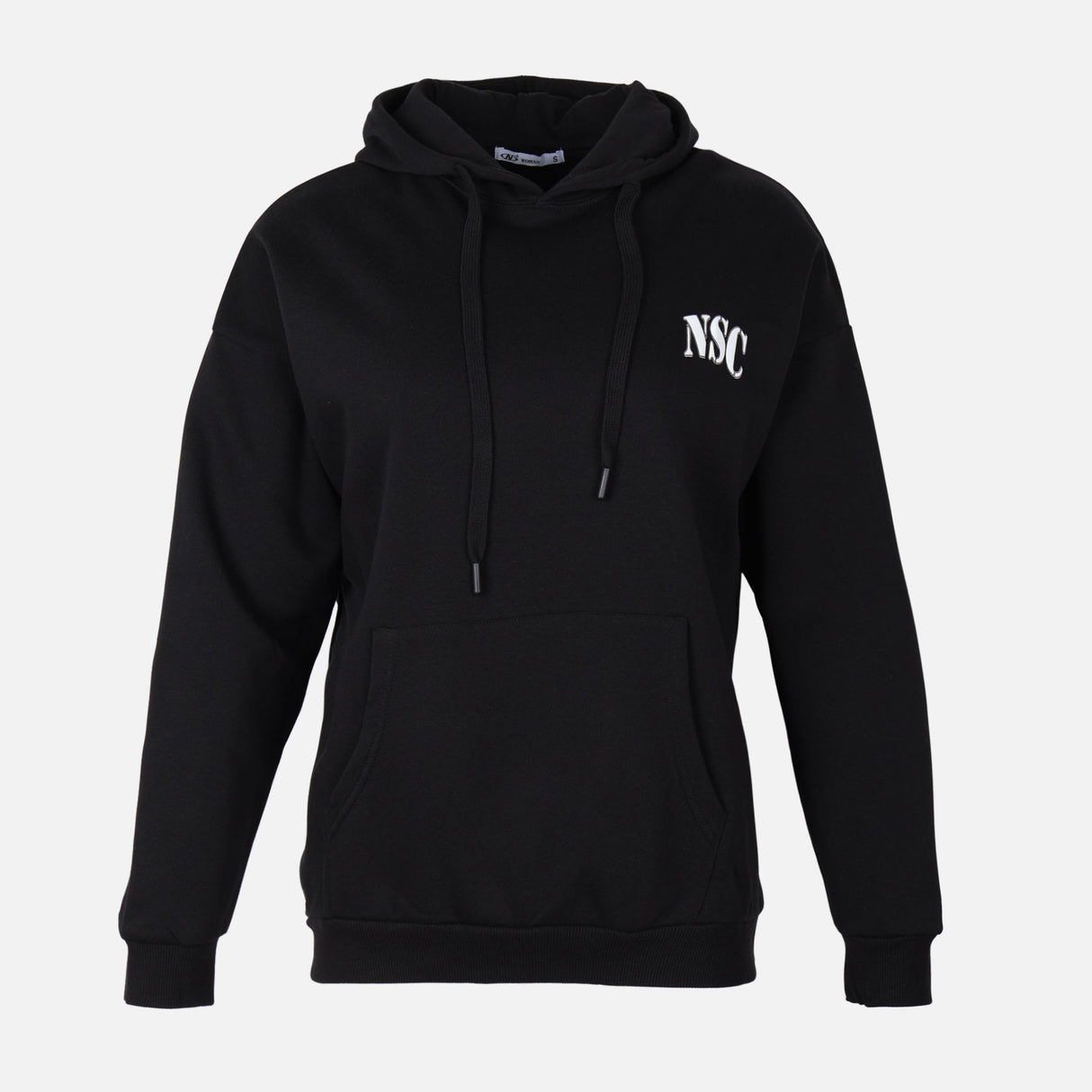 WOMEN BASIC OVERSIZE FLEECE HOODIE