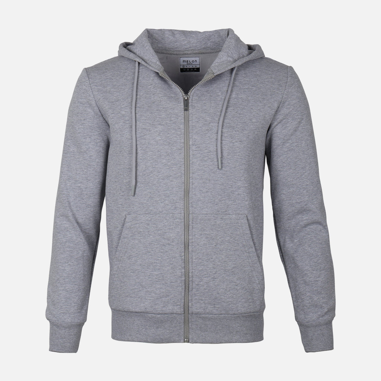 MEN BASIC HOODED CARDIGAN