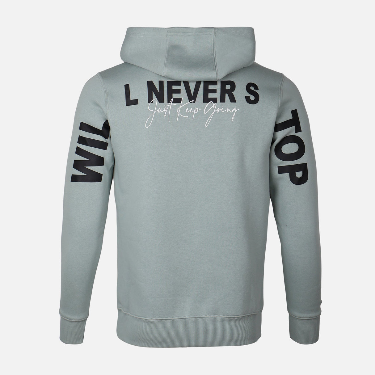 MEN HOODED PULLOVER